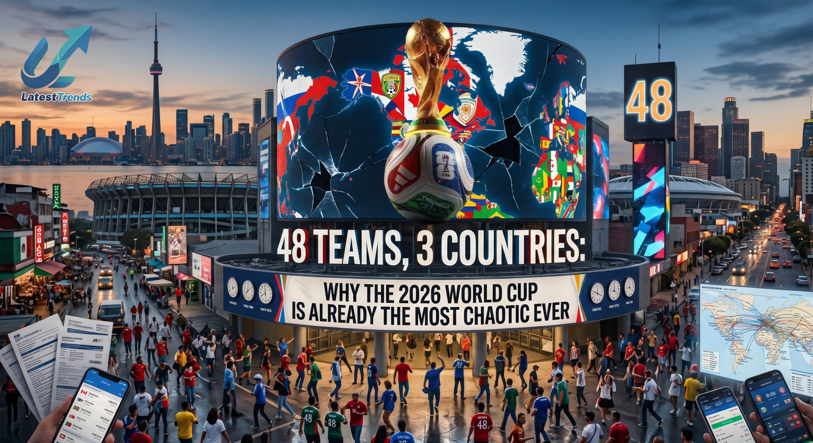 The FIFA World Cup: 48 Teams, 3 Countries