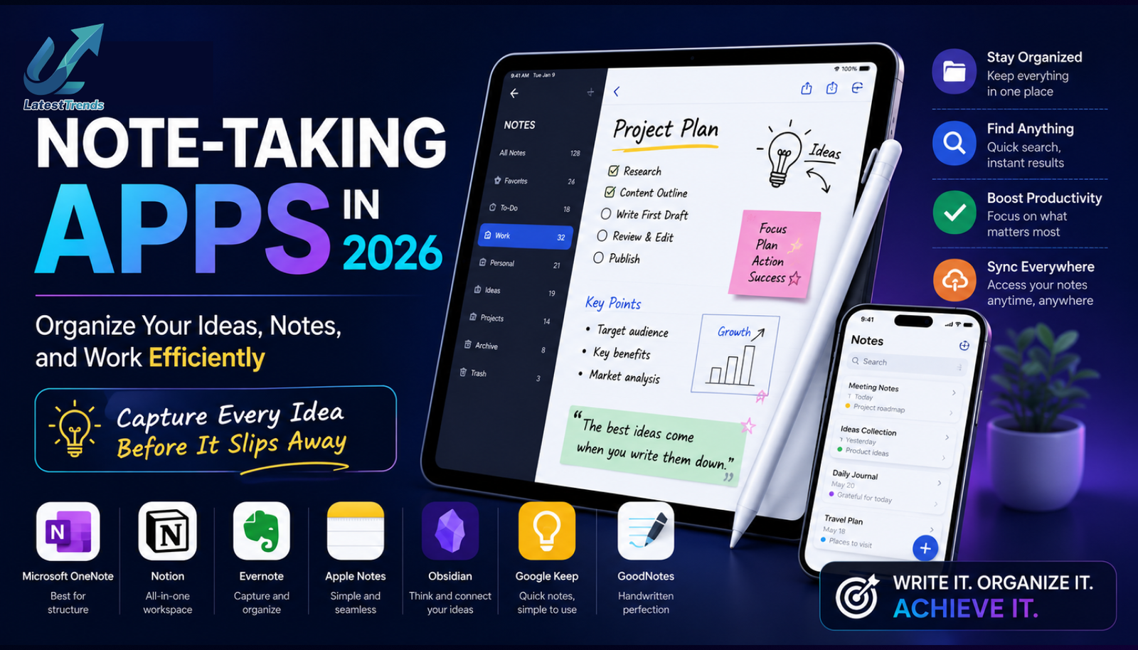 Best Note-Taking Apps in 2026: Capture Every Idea Before It Slips Away