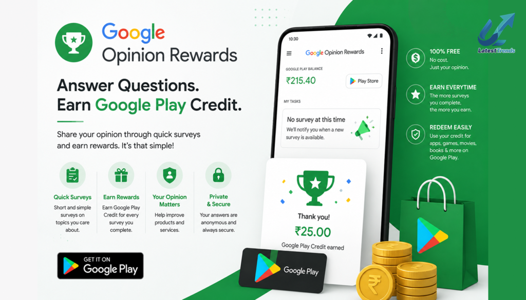 Google Opinion Rewards – Earn Rewards for Surveys