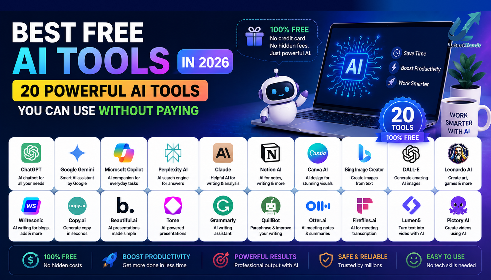 Best Free AI Tools in 2026