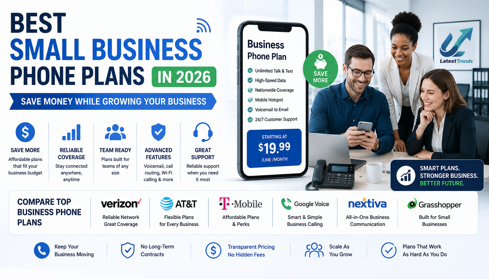 Best Small Business Phone Plans in 2026: Save Money While Growing Your Business