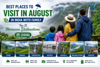 Best Places to Visit in August in India with Family – Top 15 Monsoon Destinations (2026)
