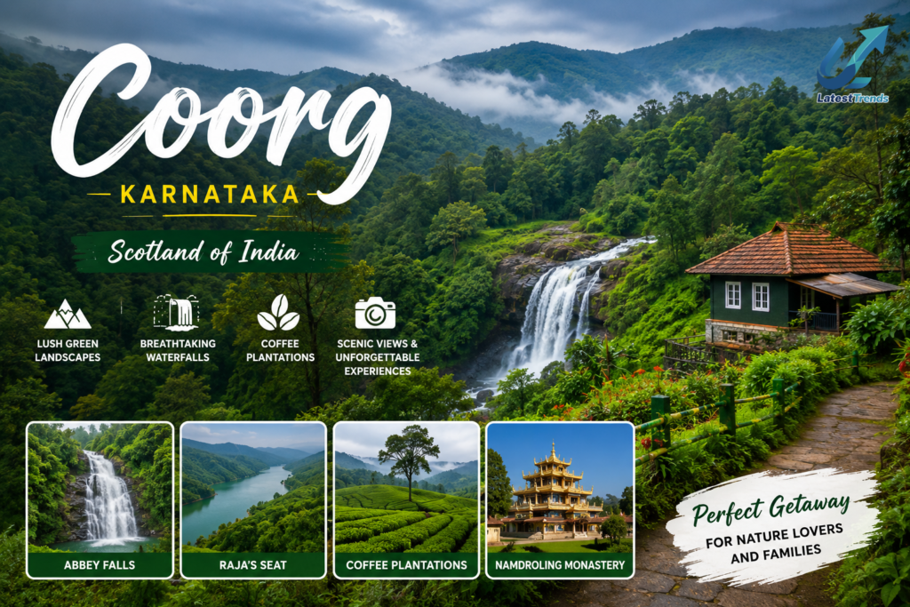 Coorg, Karnataka is one of the Best Place in India