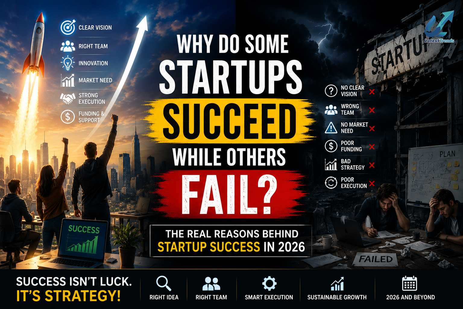 Why Do Some Startups Succeed While Others Fail? The Real Reasons Behind Startup Success in 2026