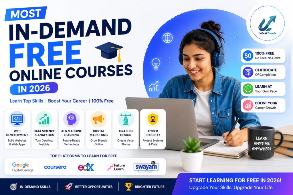 Most In-Demand Free Online Courses in 2026