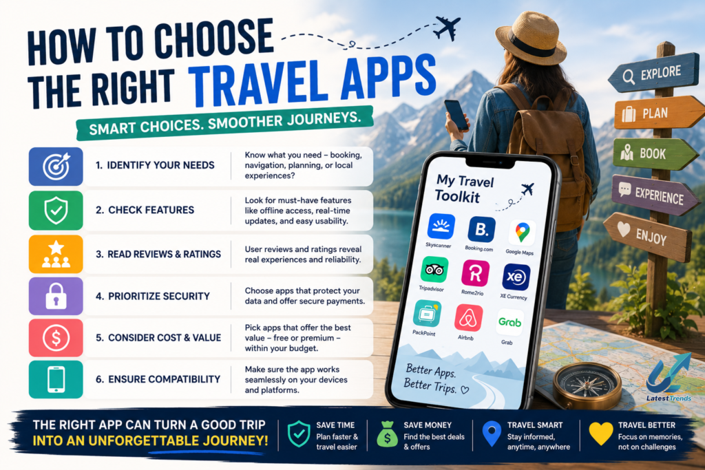 How to Choose the Right Travel Apps