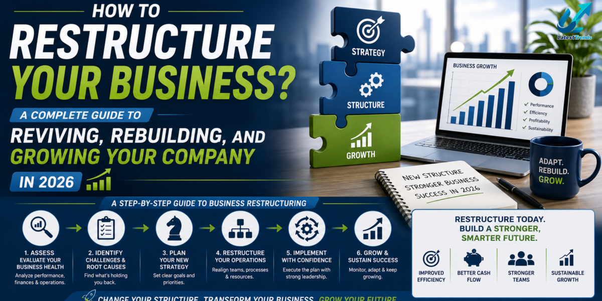 How to Restructure Your Business? A Complete Guide to Reviving, Rebuilding, and Growing Your Company in 2026